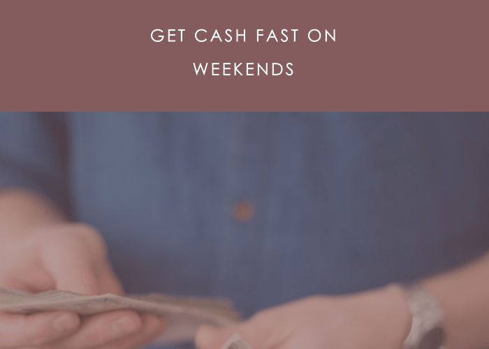 Compare Weekend Loans